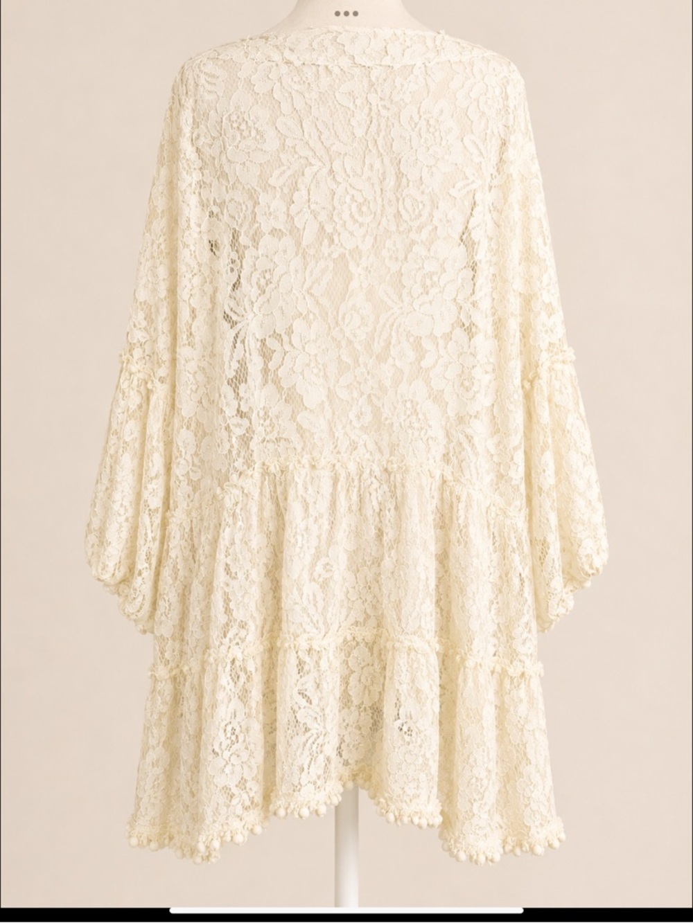 NWT Antica Sartoria Giacomo Cinque Lace Tunic Cover Up Boho Bridal Resort - Picture 14 of 16